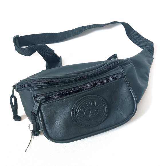 Flight Fax Handbags - Vintage 90s Flight Fax Fanny Pack Belt Bag